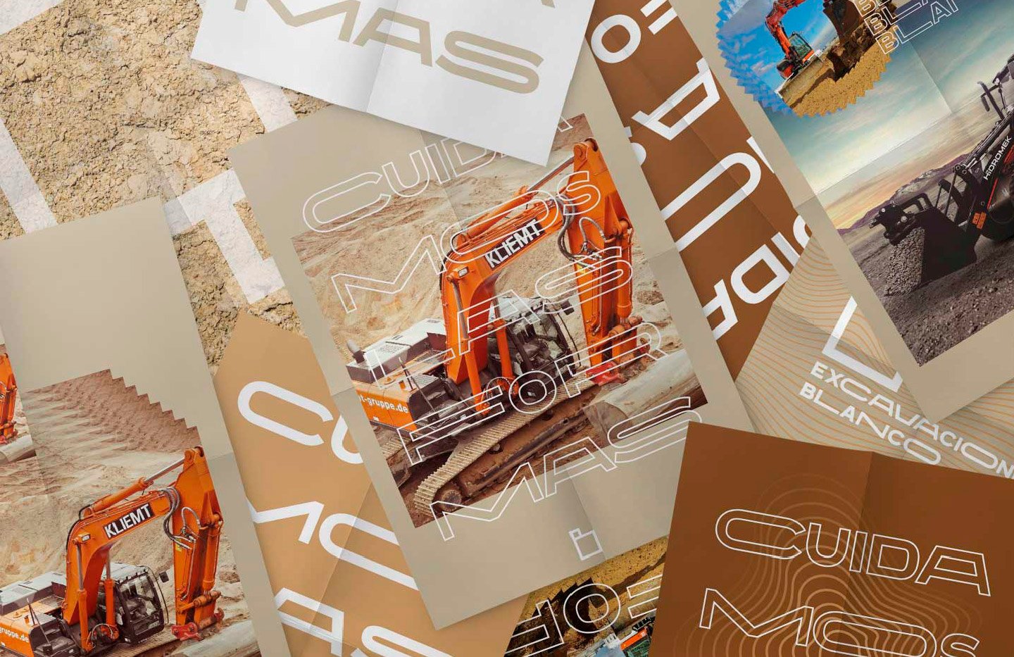 Posters corporativos Excavaciones Blanco