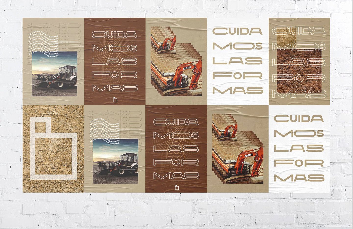 Posters corporativos Excavaciones Blanco