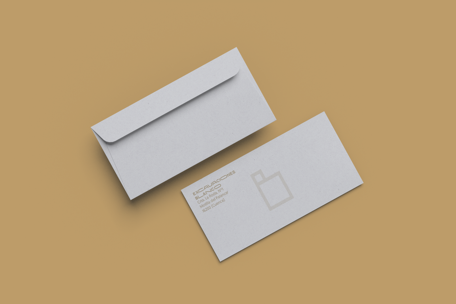 Sobres corporativos Excavaciones Blanco